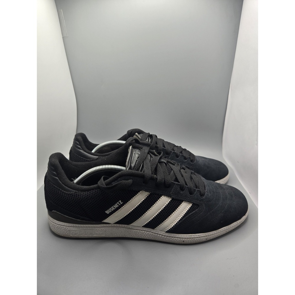 Adidas Busenitz Pro Black White Suede Skate Shoes F37347 Men's Size 12 - Picture 5 of 9